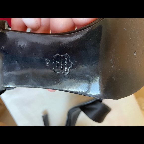 Browns Black Satin size 8 - Picture 3 of 7